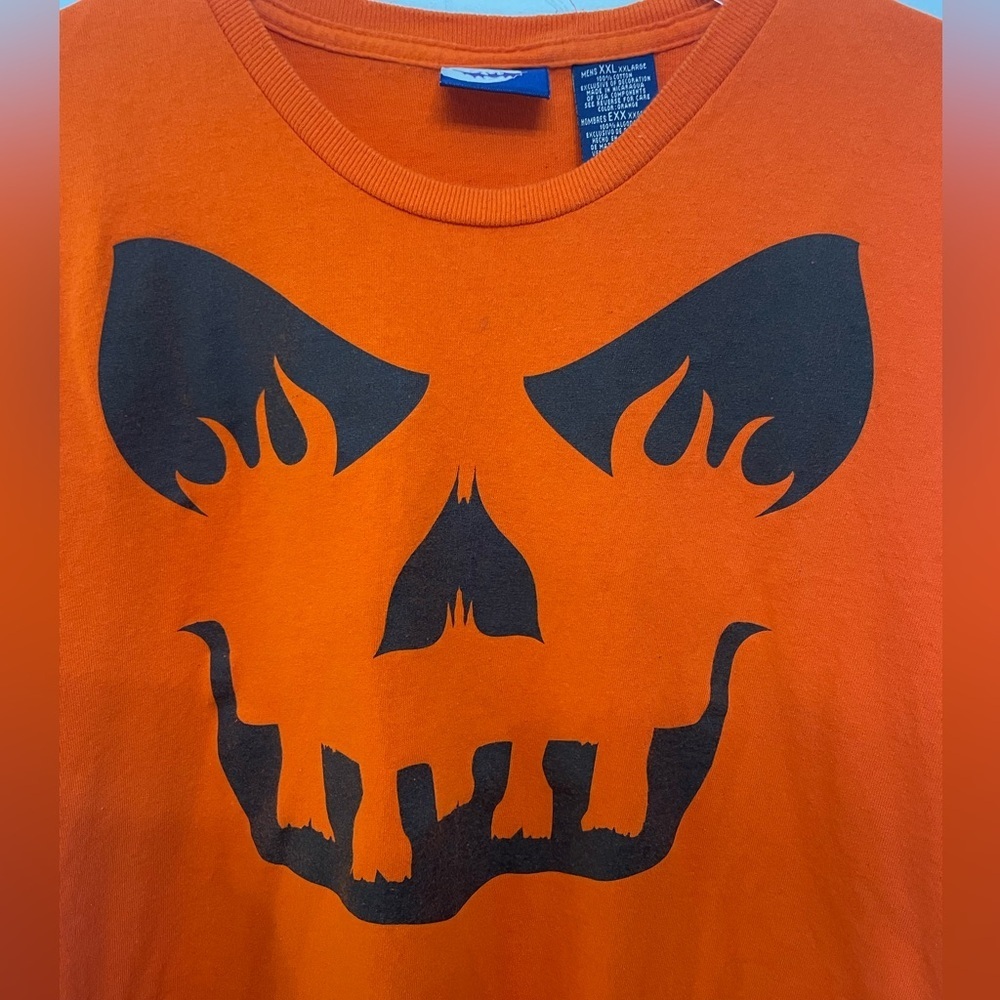 Vintage 90s Halloween Jack-O-Lantern Pumpkin Shirt - Picture 3 of 8